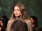 US model Gigi Hadid is a close friend of Taylor Swift's and recently showed support for Travis Kelce. 