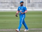 Vaibhav Sooryavanshi fields during the men's Under-19 Asia Cup 2024.