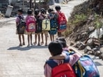 Maharashtra government has launched campaign to improve enrollment in government-run schools, particularly those managed by local bodies. (Pratham Gokhale/HT Photo (PIC FOR REPRESENTATION))