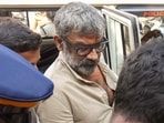 Malayalam film director Ranjith while being taken to a sub-jail after a medical check-up at Ernakulam General Hospital. He was arrested in connection with an attempted sexual assault case. Malayalam film director Ranjith while being taken to a sub-jail after a medical check-up at Ernakulam General Hospital. He was arrested in connection with an attempted sexual assault case.