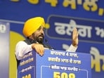 Punjab Chief Minister Bhagwant Mann flags off emergency response vehicles in Sangrur.