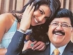 Priyanka Chopra with her father, late Ashok Chopra.