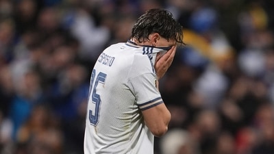 Italy's Pio Esposito reacts after missing a penalty kick during a World Cup qualifying playoff final soccer match between Bosnia and Italy in Zenica (AP) Italy's Pio Esposito reacts after missing a penalty kick during a World Cup qualifying playoff final soccer match between Bosnia and Italy in Zenica (AP)