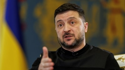 Zelensky has urged Russia to agree to a mutual halt on strikes against energy sites. (REUTERS)