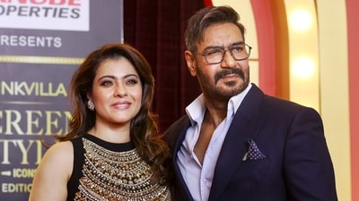 Ajay Devgn (Seen here with actor-wife Kajol) turns 57. Happy birthday to the man who knows how to balance the commercial with the classic. (File Photo/ PTI) Ajay Devgn (Seen here with actor-wife Kajol) turns 57. Happy birthday to the man who knows how to balance the commercial with the classic. (File Photo/ PTI)