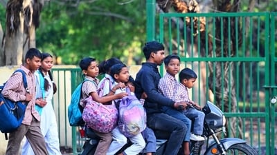 With the new academic session underway, schools across New Delhi reopened on Wednesday morning. (Vipin Kumar) With the new academic session underway, schools across New Delhi reopened on Wednesday morning. (Vipin Kumar)