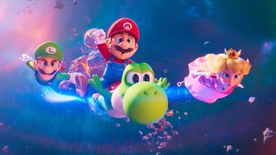 A scene from ‘The Super Mario Galaxy Movie.’