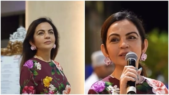 Reliance Foundation chairperson Nita Ambani hosts a dinner for Nita Ambani. 