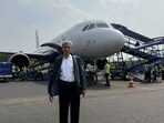 Durgesh Ojha's father wore a suit to take his life's first-ever flight