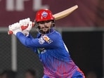 Delhi Capitals' Sameer Rizvi plays a shot during the Indian Premier League (IPL) 2026 match. (PTI) Delhi Capitals' Sameer Rizvi plays a shot during the Indian Premier League (IPL) 2026 match. (PTI)