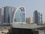 FILE PHOTO: A general view of office buildings at the Gujarat International Finance Tec-City (GIFT) at Gandhinagar, India, December 8, 2023 (REUTERS)