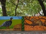 Nearly 90% work done; Gurugram sites include court walls, forest office and sanctuary as officials push awareness through visual storytelling (Parveen Kumar/HT)
