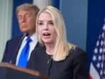 Former Attorney General Pam Bondi speaks to the media in the briefing room of the White House Former Attorney General Pam Bondi speaks to the media in the briefing room of the White House