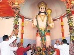Pune was home to a large number of temples dedicated to Hanuman. These were small, modest shrines, often with curious names, and celebrated Hanuman Jayanti with great enthusiasm. (HT FILE) Pune was home to a large number of temples dedicated to Hanuman. These were small, modest shrines, often with curious names, and celebrated Hanuman Jayanti with great enthusiasm. (HT FILE)