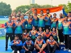 The Indian contingent bagged ten medals at the Asia Cup Stage I in Bangkok. (AAI)