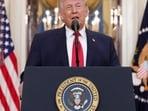 Trump Iran speech takeaways: Little information on next steps, no mention of NATO – what to know (Photo by Alex Brandon / POOL / AFP)