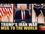 Donald Trump's address to the nation amid war