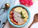 Chia seeds with dahi provides us with fibres and probiotics that does wonders for gut health. (Pexel)