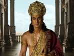 Ranbir Kapoor in a still from the Ramayana teaser.