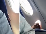 The woman alleged that the behaviour continued even after airline staff intervened and spoke to the passenger. The woman alleged that the behaviour continued even after airline staff intervened and spoke to the passenger.
