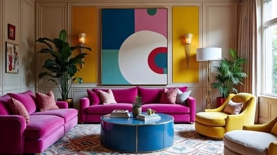 Too many colours make your space look gaudy. (Picture credit: Freepik) Too many colours make your space look gaudy. (Picture credit: Freepik)