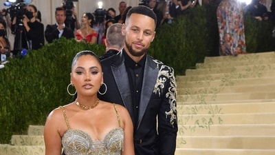 Stephen Curry and his wife Ayesha Curry pictured. (AFP) Stephen Curry and his wife Ayesha Curry pictured. (AFP)