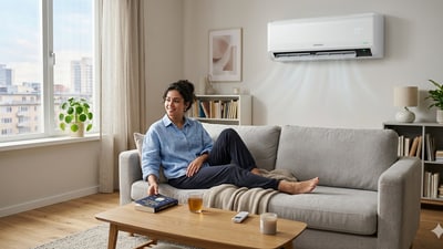 AC remains on the entire day during the summer months. But how healthy is it for you? (Picture credit: Freepik) AC remains on the entire day during the summer months. But how healthy is it for you? (Picture credit: Freepik)