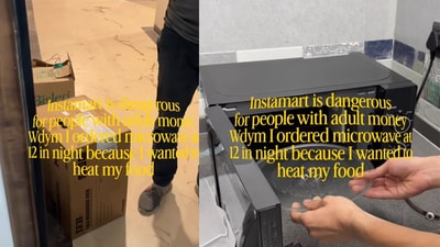The video was shared by Sarah Kulsum on Instagram. (@unfilteredsarah_/Instagram) The video was shared by Sarah Kulsum on Instagram. (@unfilteredsarah_/Instagram)