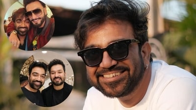 Actor Faiz Mohammad Khan, (inset) with Ranveer Singh and Aditya Dhar Actor Faiz Mohammad Khan, (inset) with Ranveer Singh and Aditya Dhar