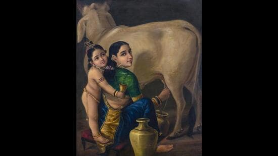 It is only normal that Raja Ravi Varma’s Hindu-themed art finds resonance in today’s India, which is deeply invested in investigating its cultural past. (PTI)