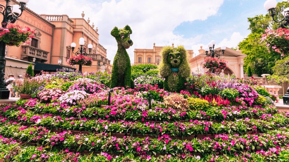EPCOT International Flower and Garden Festival features Disney characters, covered in lush foliage and vibrant blooms. (Flickr) EPCOT International Flower and Garden Festival features Disney characters, covered in lush foliage and vibrant blooms. (Flickr)