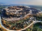 An aerial view of Mumbai’s Mulund dumping ground. (HT Archives)