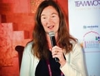 Anne Beate Hovind of the Future Library Project (Jaipur Literature Festival)