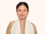 Assam Jatiya Parishad (AJP) candidate Kunki Chowdhury.