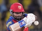 Punjab Kings' captain Shreyas Iyer plays a shot against Chennai Super Kings. (PTI)