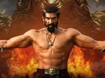 Rana Daggubati's still from SS Rajamouli's Baahubali.