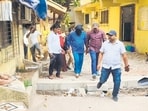 The accused opened fire at the three men and drove away, but was soon intercepted four km from the crime scene. The accused opened fire at the three men and drove away, but was soon intercepted four km from the crime scene.