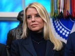 Attorney General Pam Bondi listens as President Donald Trump speaks at an event on addiction recovery in the Oval Office of the White House. Attorney General Pam Bondi listens as President Donald Trump speaks at an event on addiction recovery in the Oval Office of the White House.