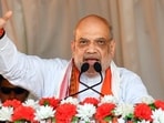 Union home minister Amit Shah in Assam. (ANI)