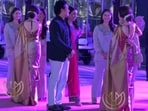 At NMACC anniversary, Nita Ambani met Tendulkar family and hugged Arjun Tendulkar’s wife Saaniya Chandhok in viral clip. At NMACC anniversary, Nita Ambani met Tendulkar family and hugged Arjun Tendulkar’s wife Saaniya Chandhok in viral clip.