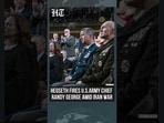 US Army Chief General Randy George 'Fired' by Pete Hegseth, ‘Retirement’ Push Sparks Row Amid War