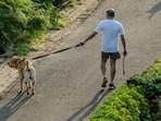 Going out for a short walk with your dog also counts as a healthy step towards fitness!