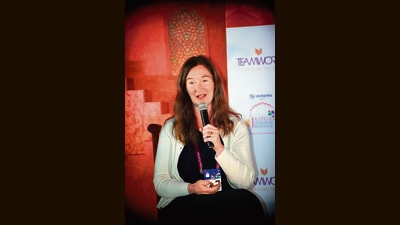 Anne Beate Hovind of the Future Library Project (Jaipur Literature Festival) Anne Beate Hovind of the Future Library Project (Jaipur Literature Festival)