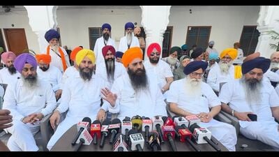 Daduwal also said that since a case related to the institute was pending before the Punjab and Haryana high court, it would soon be resolved legally and brought under HSGMC management. (HT Photo)