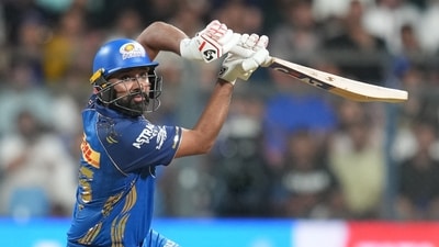 Rohit Sharma was in good form vs KKR. (AP) Rohit Sharma was in good form vs KKR. (AP)
