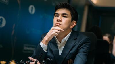 Javokhir Sindarov. (FIDE.) Javokhir Sindarov. (FIDE.)