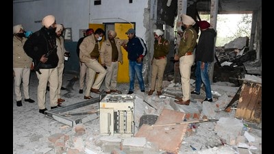 The blast on December 23, 2021, had killed the bomber, who was a dismissed Punjab cop, and injured five others. (HT File)