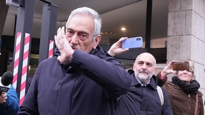Gabriele Gravina resigns as Italy football chief. (AP) Gabriele Gravina resigns as Italy football chief. (AP)