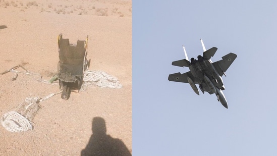 A US F-15 jet was shot in Iran on Friday (X/IRANinMumbai and AFP)