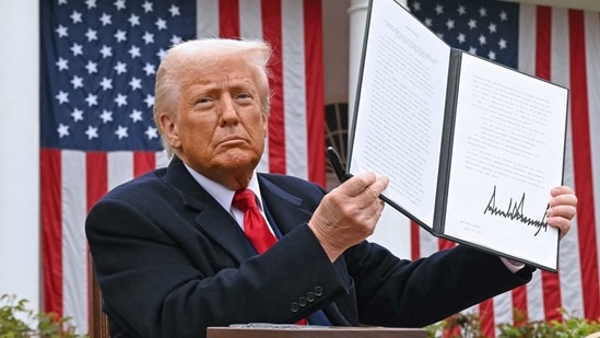 Donald Trump said the funds would have a "reasonable and logical nexus" to DHS functions. (AFP File)
